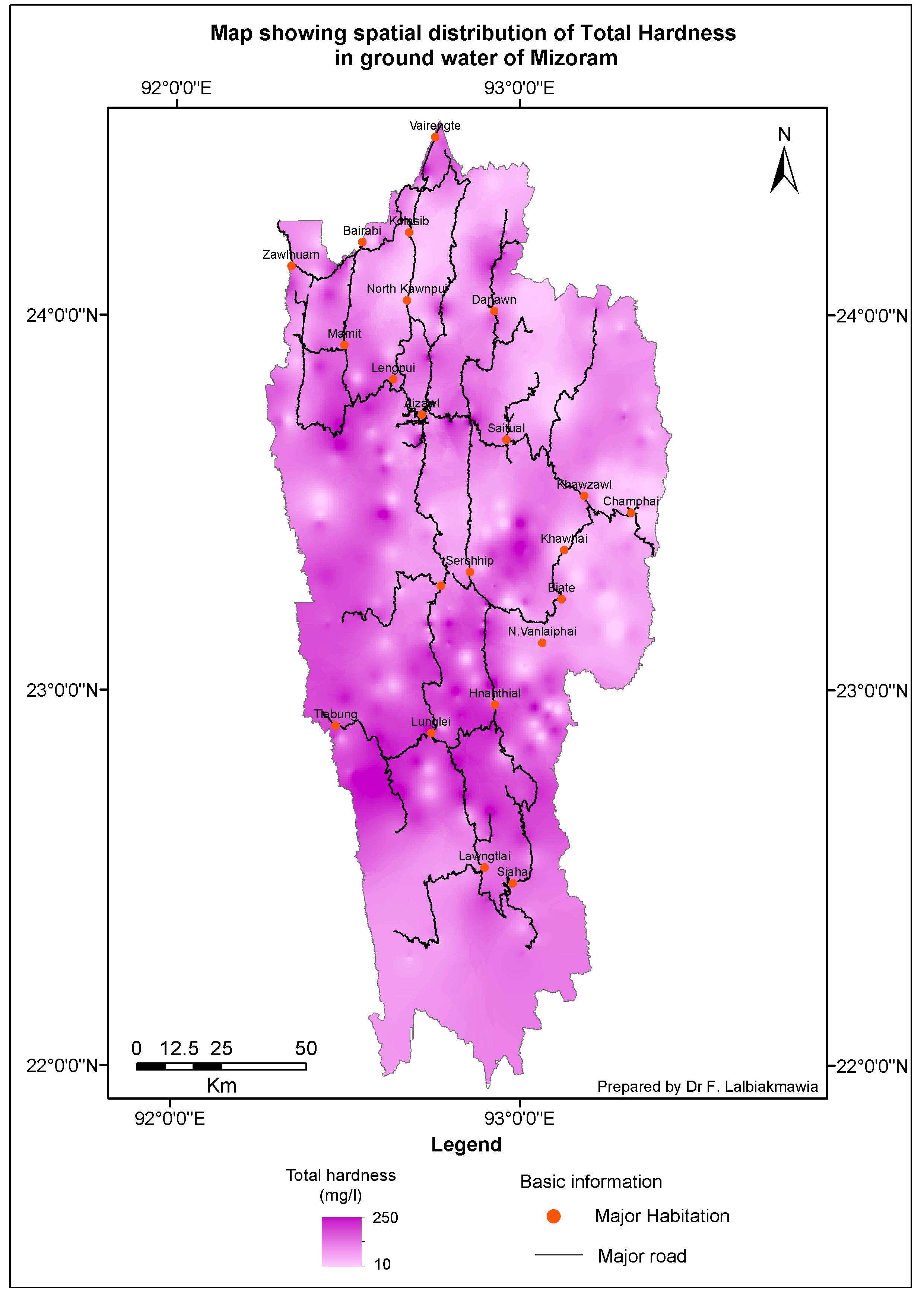 Water Hardness Map